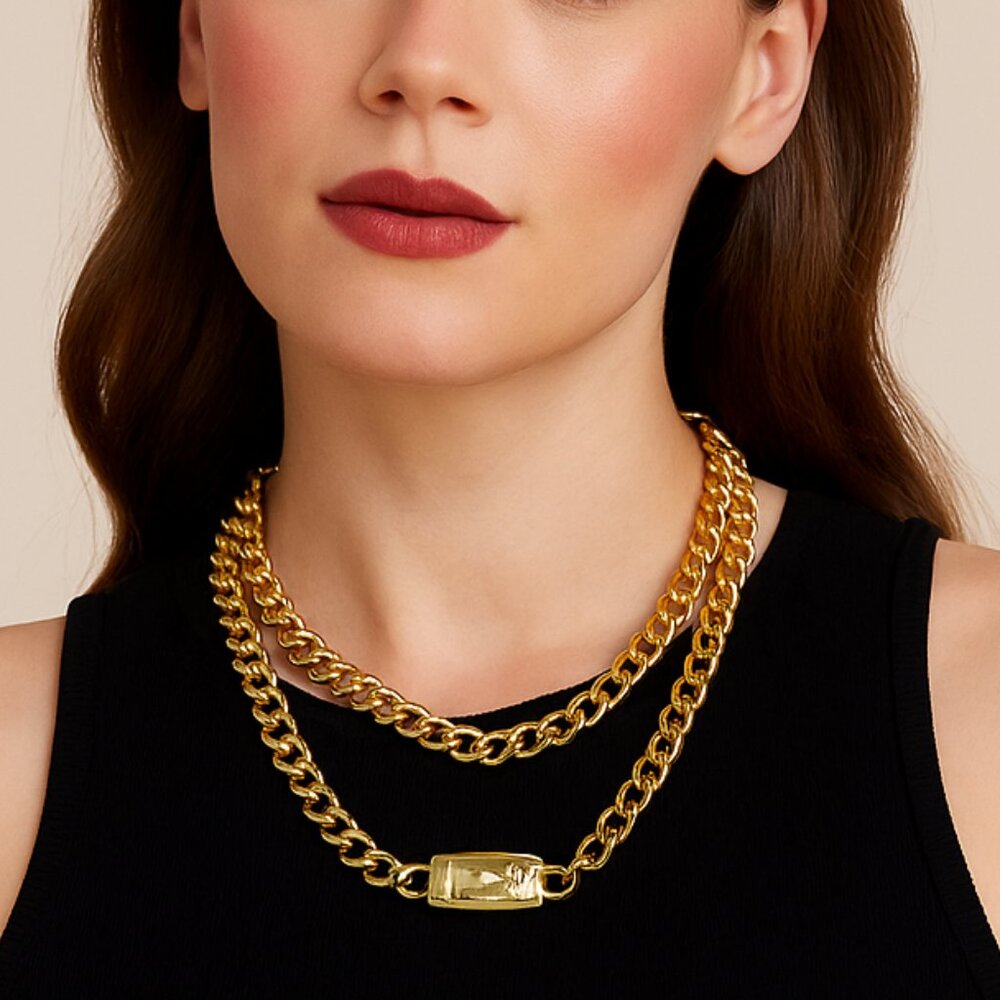 Open Edit Gold Chain Necklace‎ – NWT